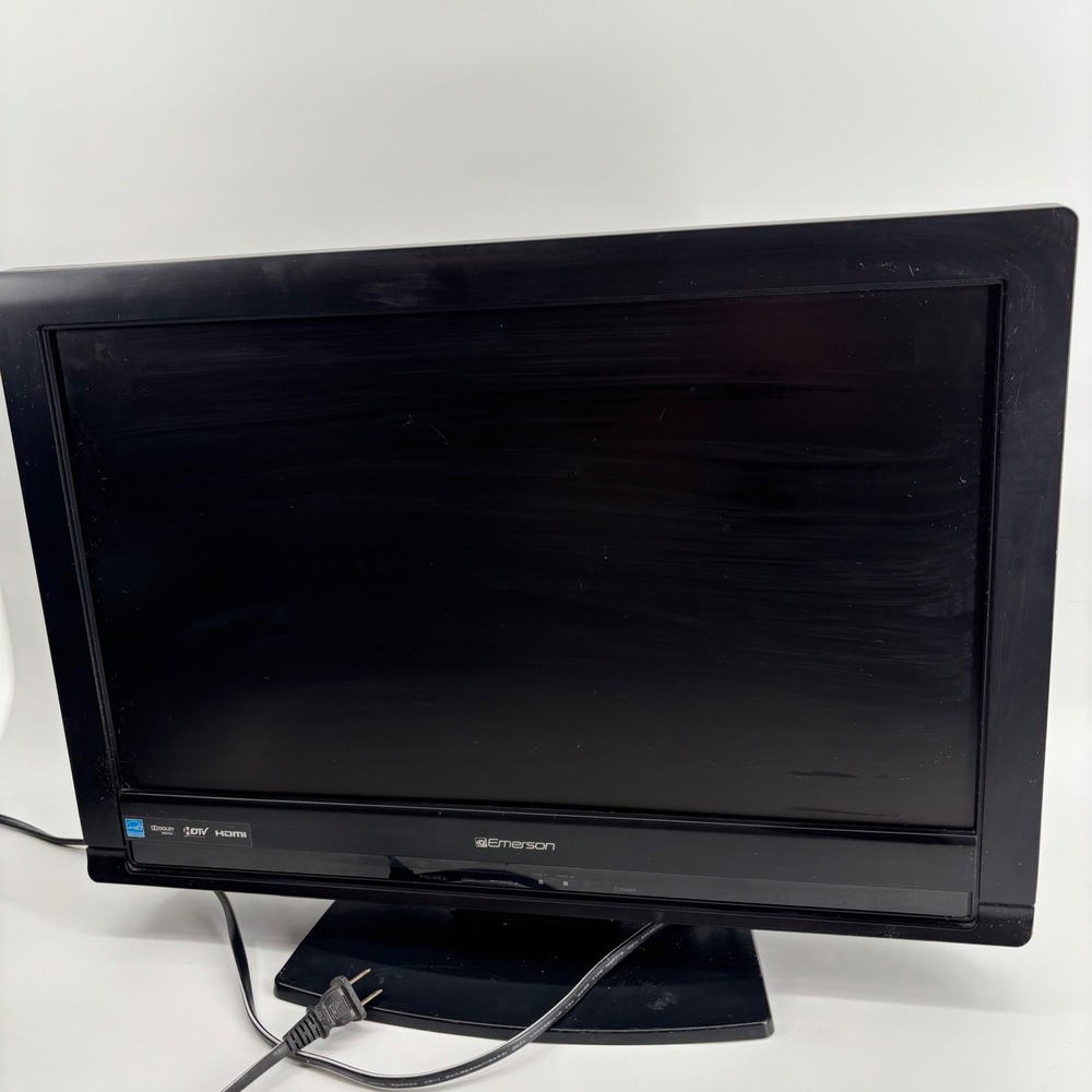Emerson‎ LCD TV 22" Black HDMI VGA Component LC220EM1 2010 Works Great Gaming